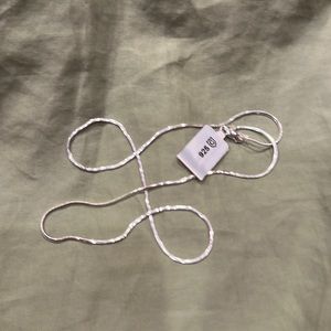 18" STERLING SILVER TEMPO OVAL SNAKE CHAIN 3.17G